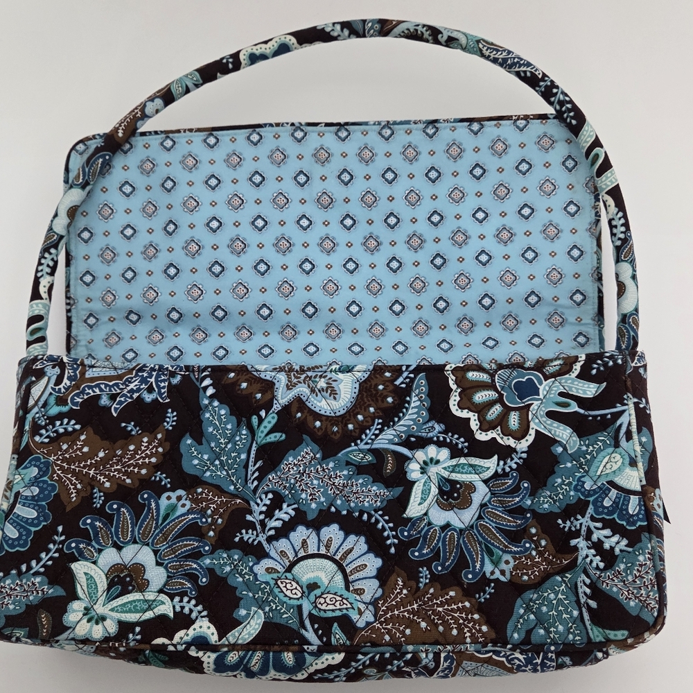 Vera Bradley Knot Just A Clutch Totally Turq Shoulder Bag - Picture 6 of 10